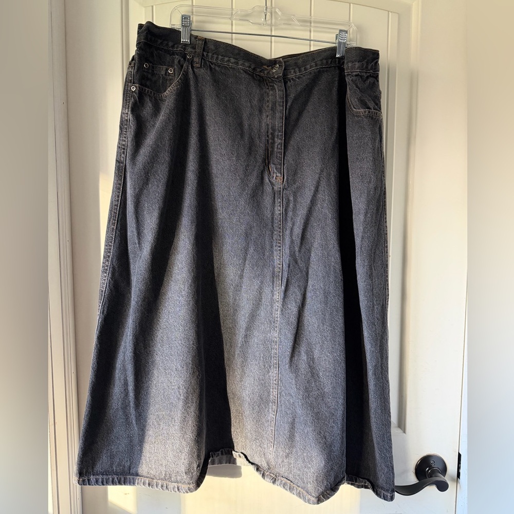 Classic Denim Skirt by Roaman’s